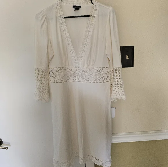 Moda International Dresses | Victoria Secret White Cover Up / Dress | Color: White | Size: L | Laltamira's Closet